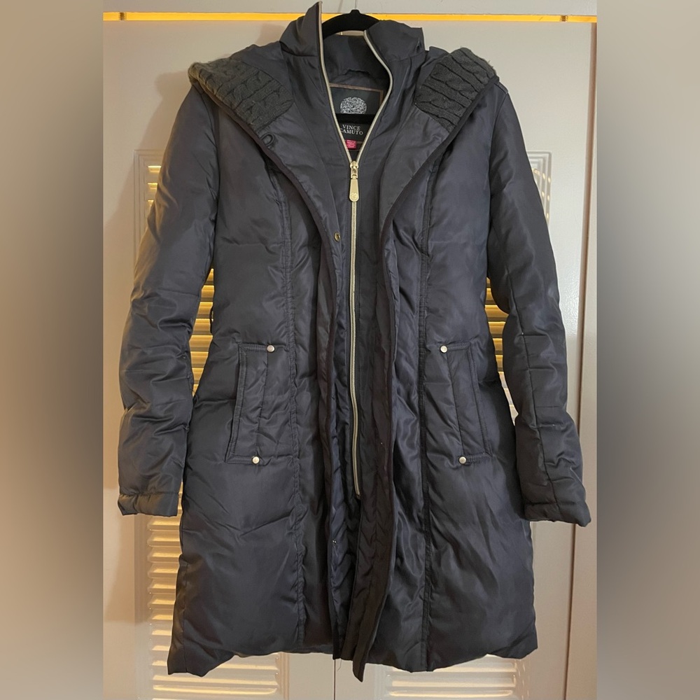 Vince Camuto Charcoal Puffer Jacket